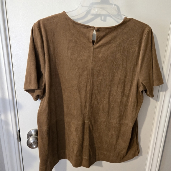 JJILL faux suede top - Picture 5 of 5